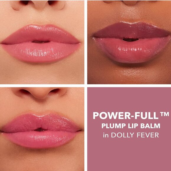BUXOM Power-Full Plump Lip Balm (Peptides) ~ Dolly Fever (Mauve) 0.17oz NIB - Picture 7 of 16